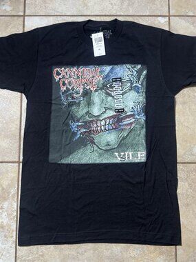 Cannibal Corpse Vile Death Metal T-Shirt 2-Sided MEDIUM New With Tags